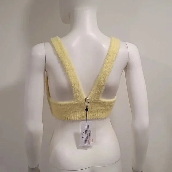 FOR Love & Lemons Fuzzy Sleeveless crop top - Picture 7 of 11